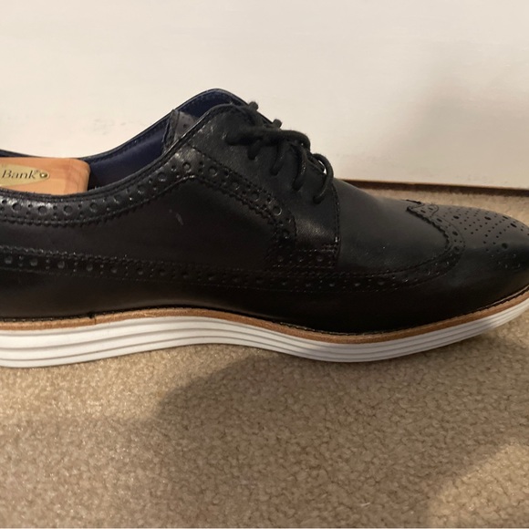 COLE HAAN LUNARGRAND WINGTIP BLACK/WHITE MEN’S SIZE 13 OXFORD WINGTIP 13